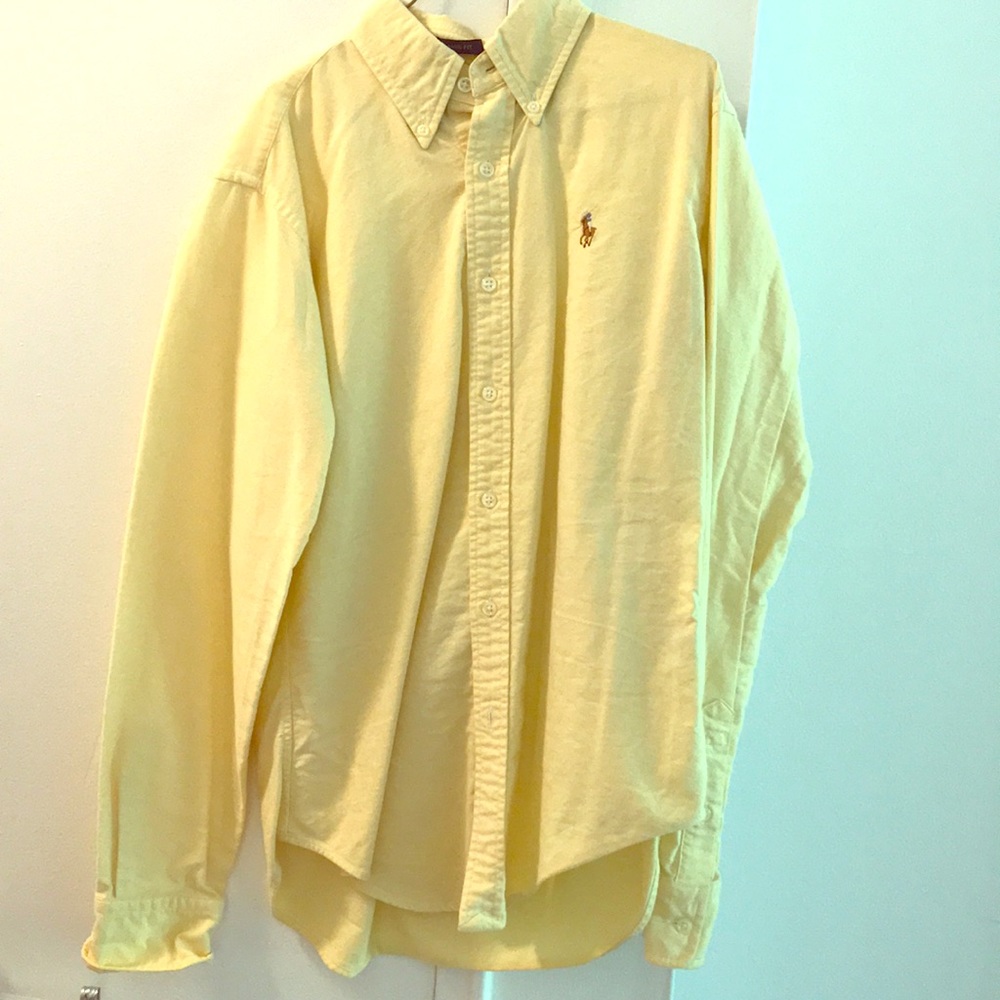 Ralph Lauren Classic Fit yellow button down